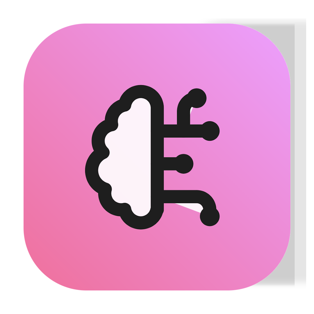 Brain Circuit icon for Portfolio logo