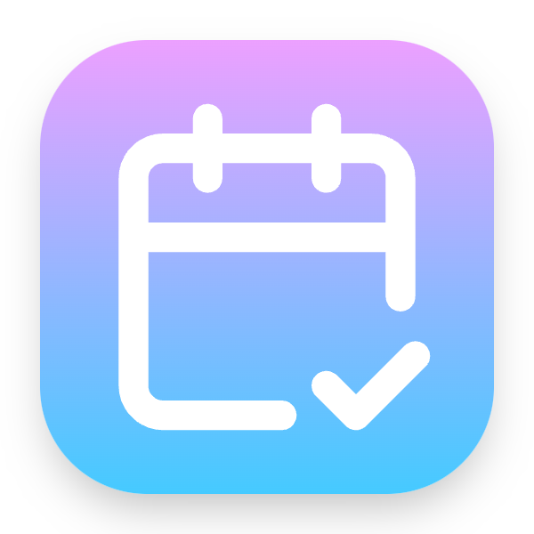 Calendar Check 2 icon for Mobile App logo