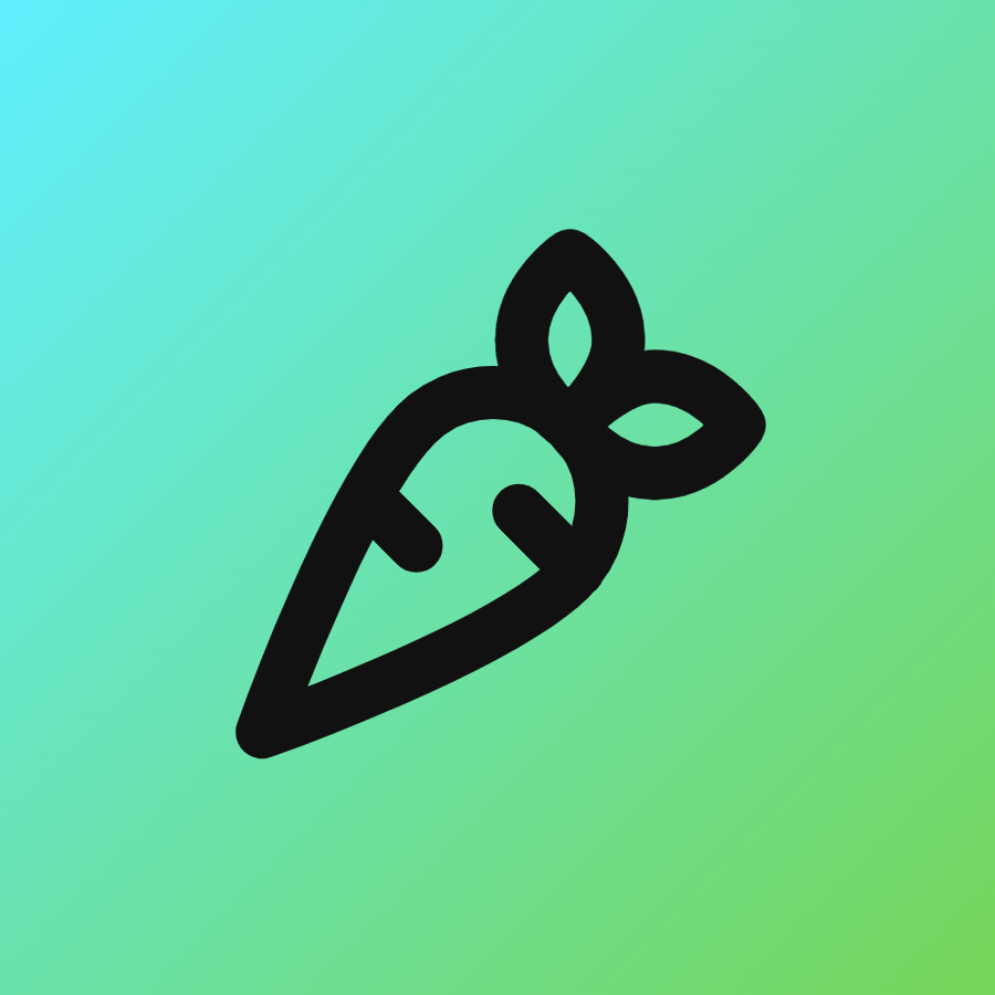 Carrot icon for Grocery logo