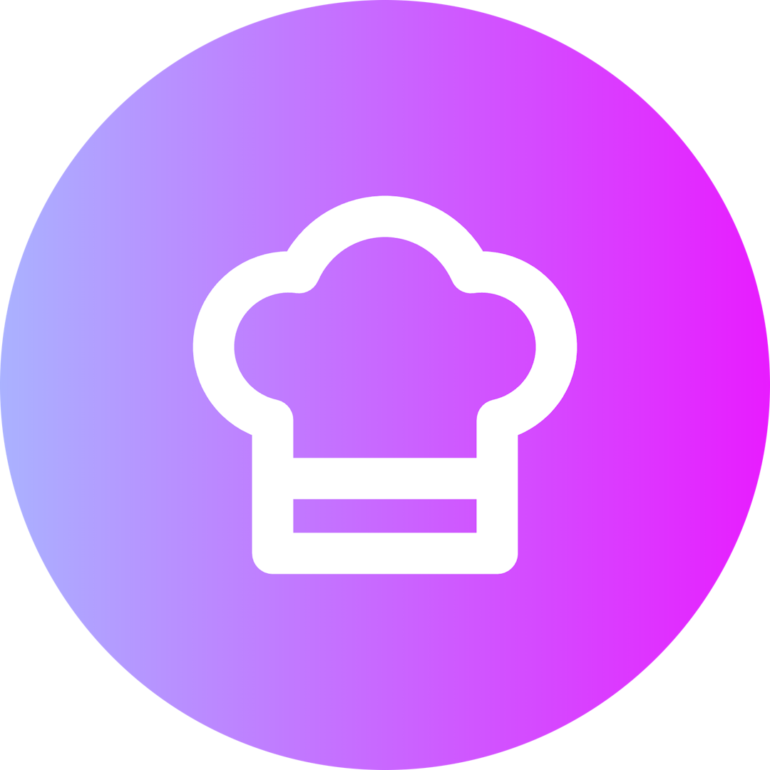 Chef Hat icon for Restaurant logo