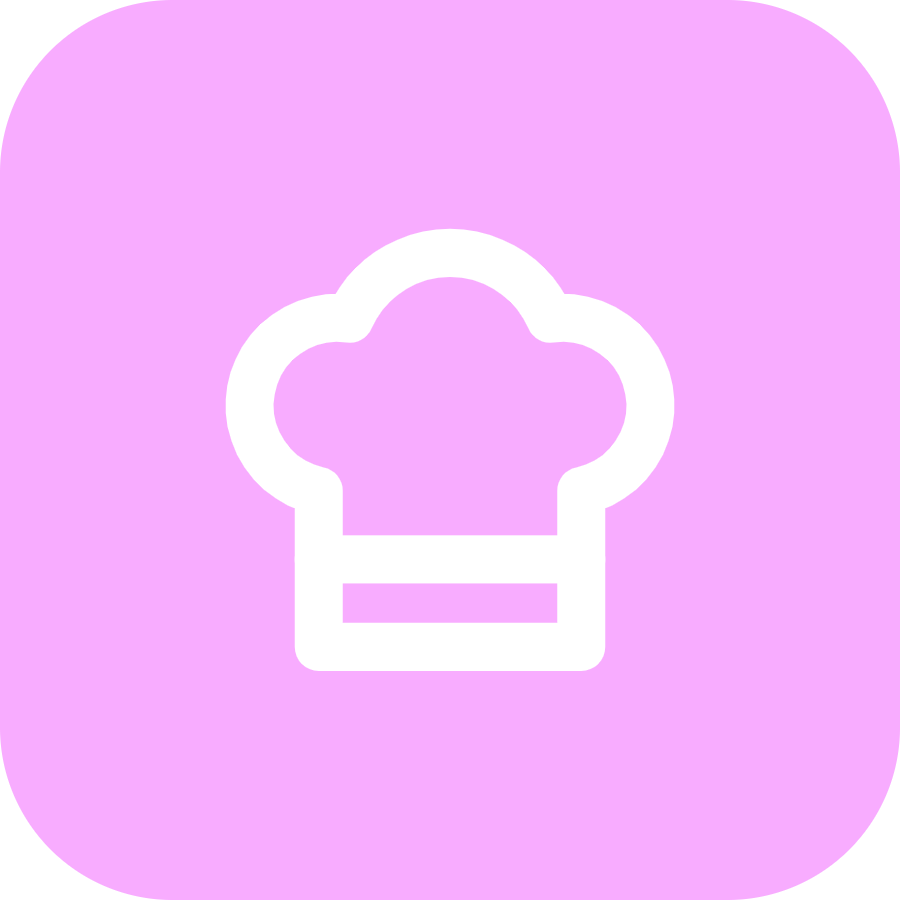 Chef Hat icon for Restaurant logo