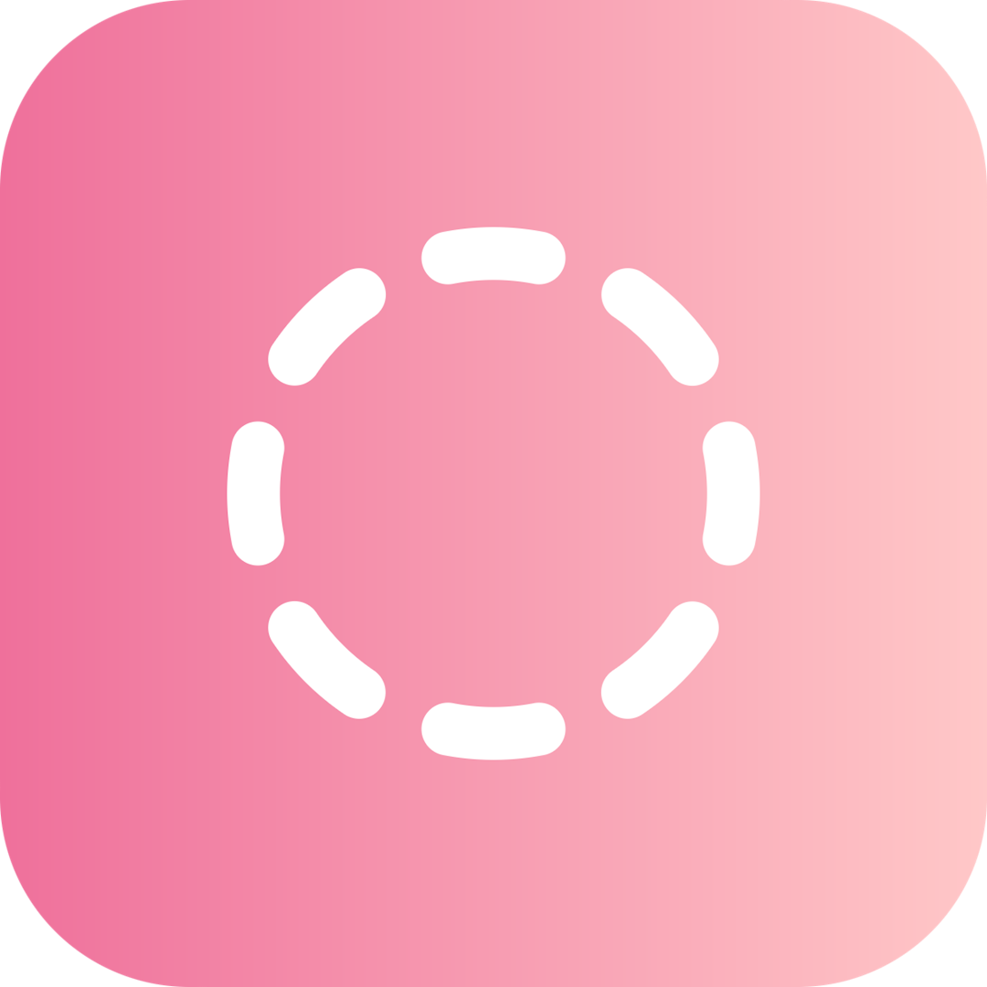 Circle Dashed icon for Website logo
