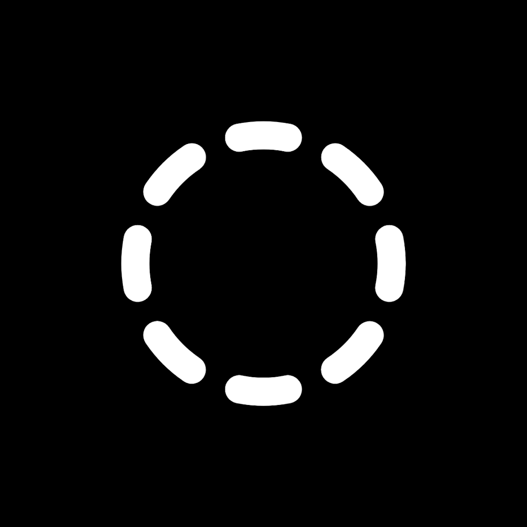Circle Dashed icon for Photography logo