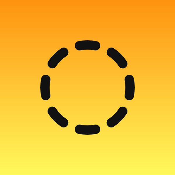 Circle Dashed icon for Bank logo