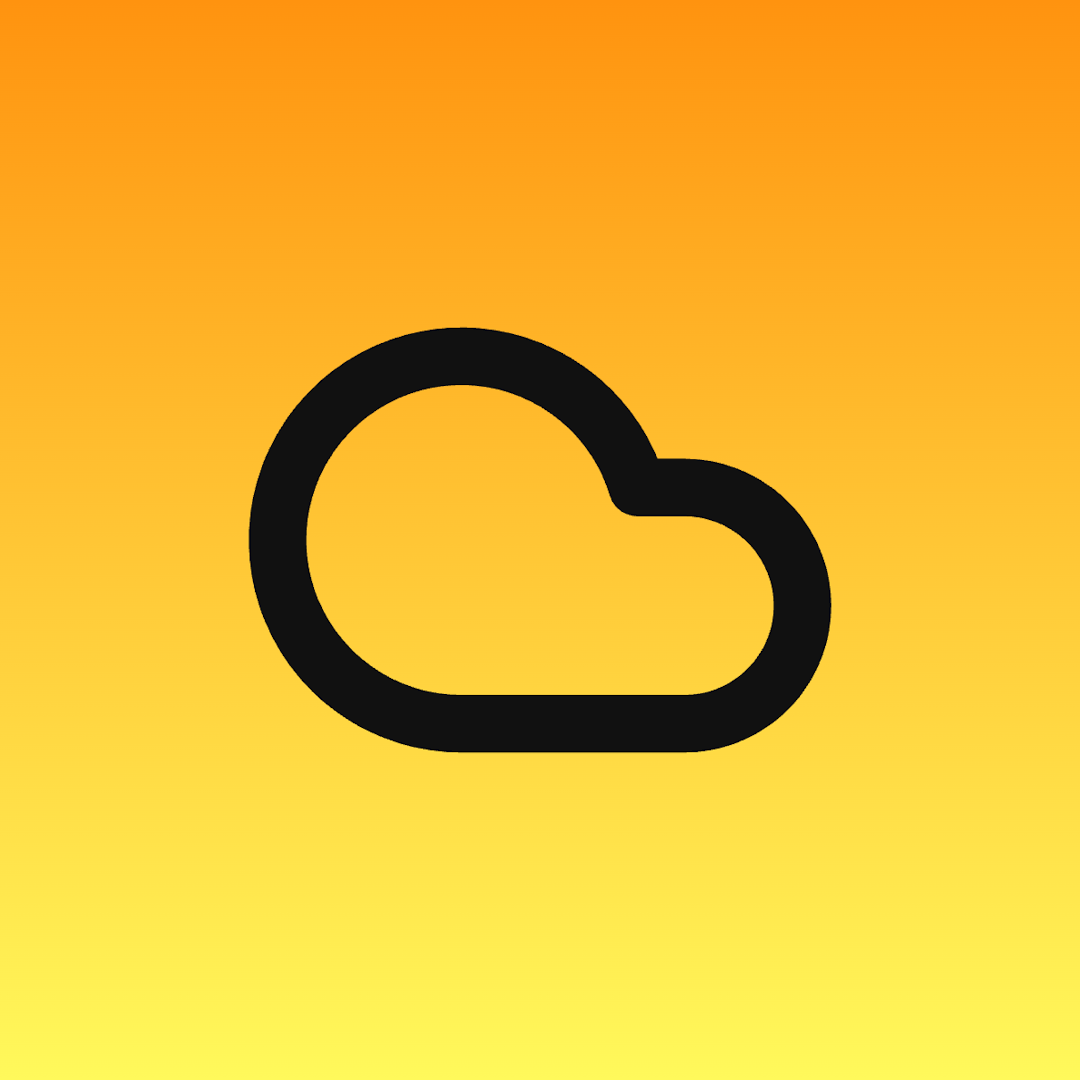 Cloud icon for SaaS logo