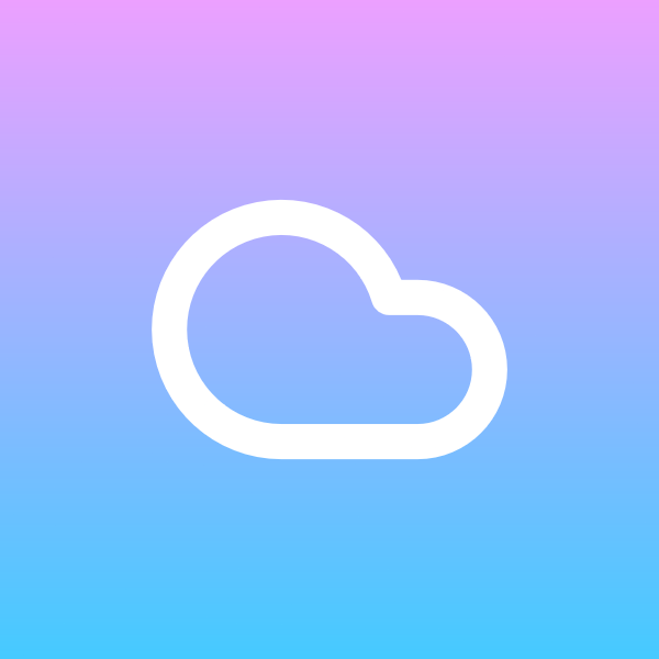 Cloud icon for SaaS logo