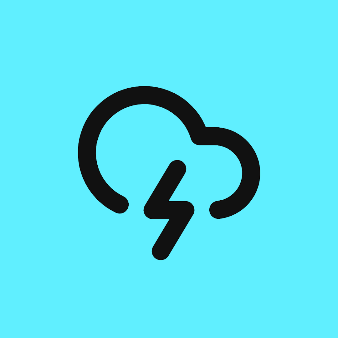 Cloud Lightning icon for SaaS logo