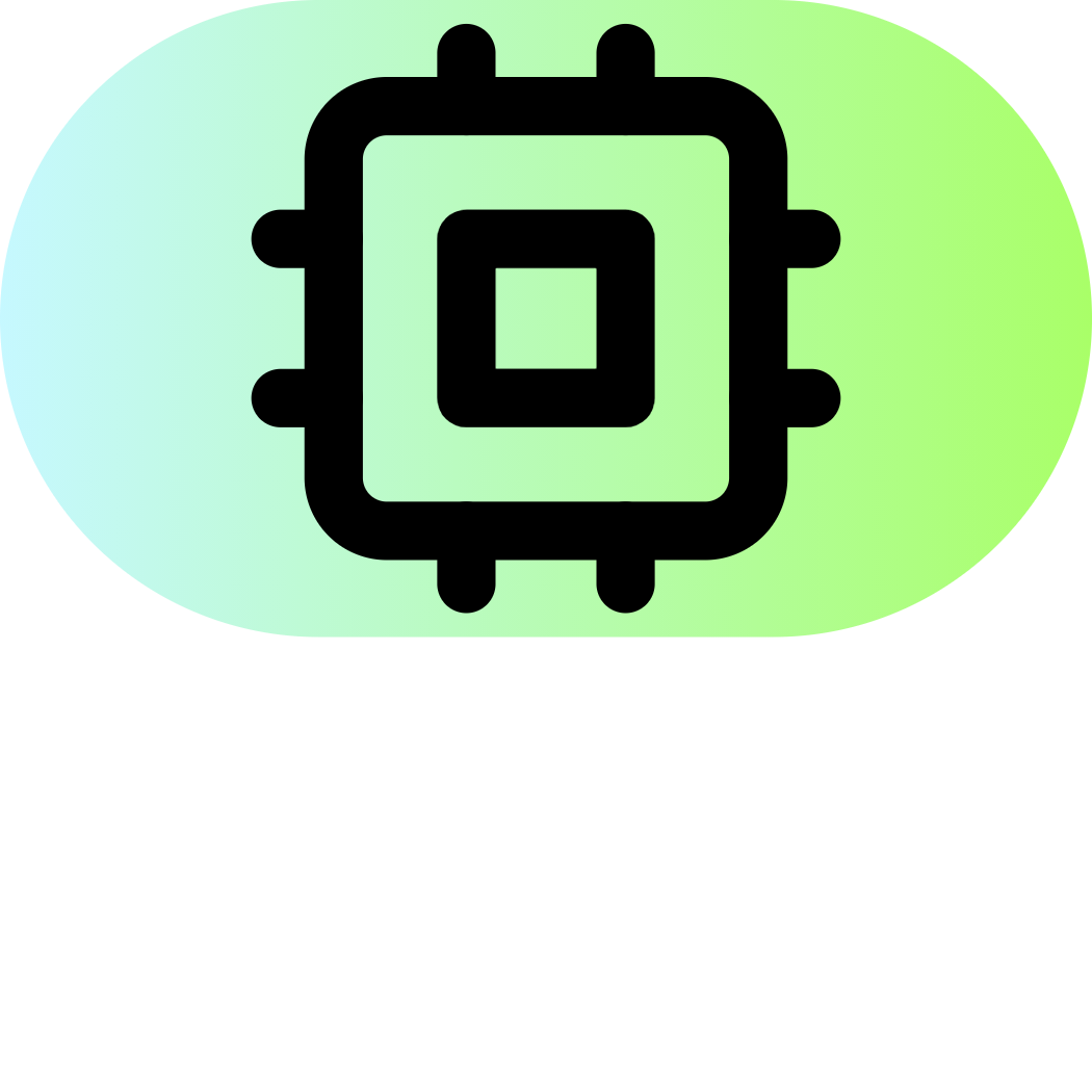 Cpu icon for Mobile App logo