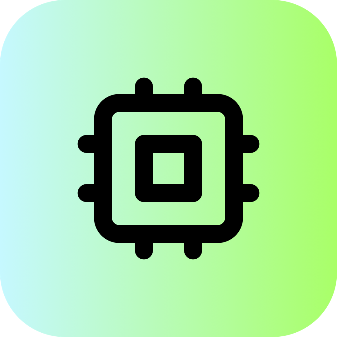 Cpu icon for Ecommerce logo