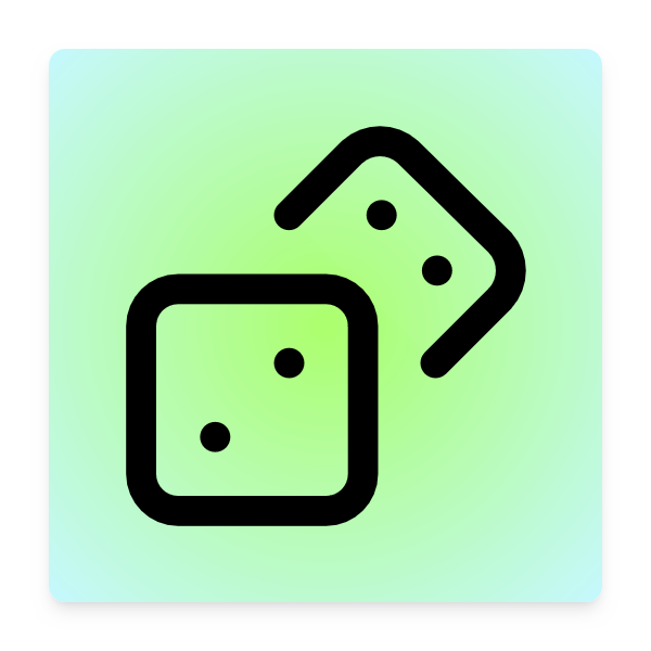Dices icon for Game logo