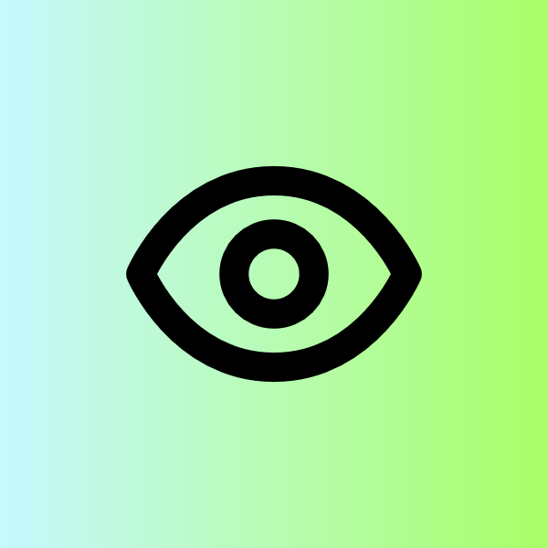 Eye icon for Barber Shop logo