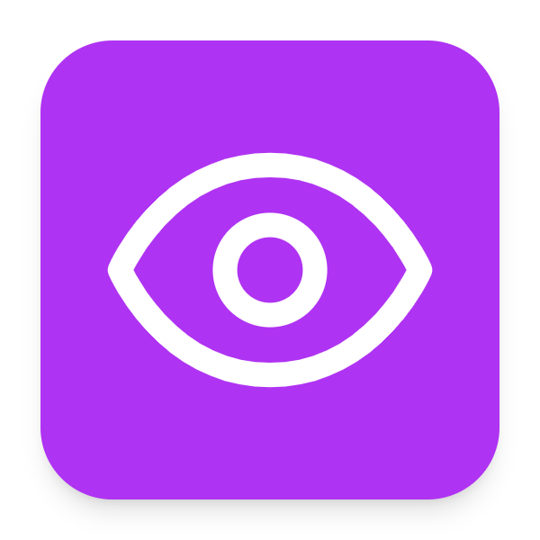 Eye icon for SaaS logo