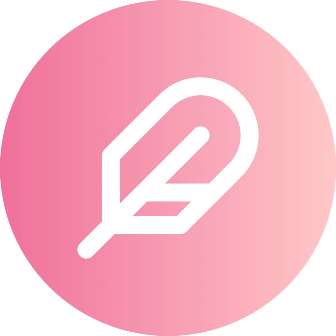Feather icon for Blog logo