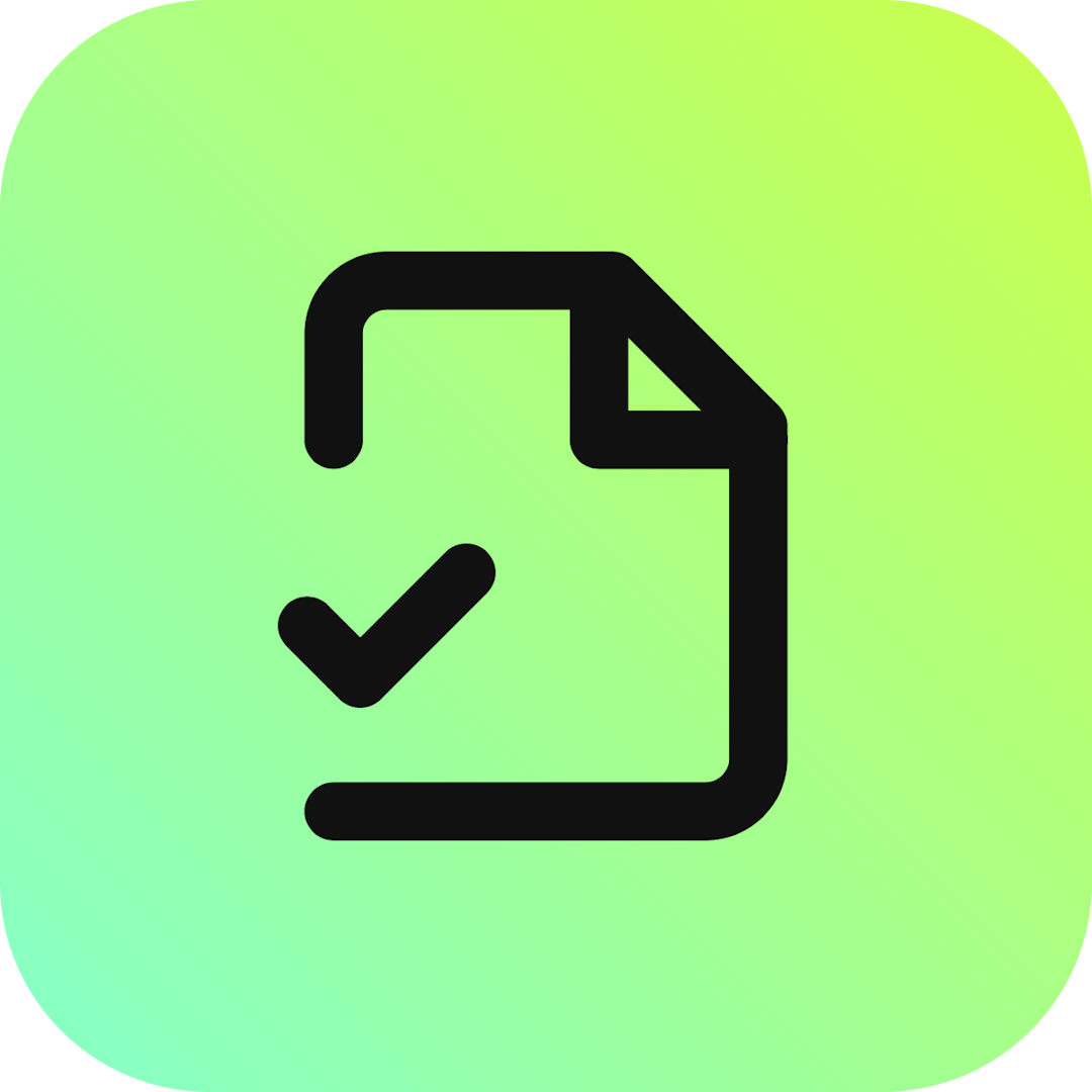 File Check 2 icon for Ebook logo
