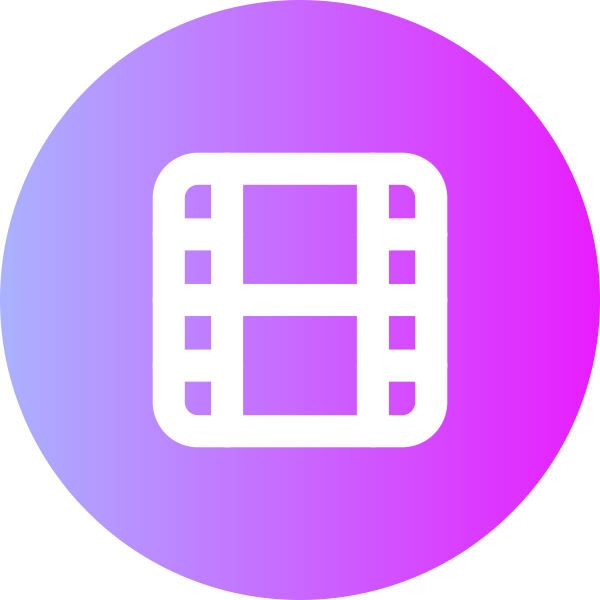 Film icon for Mobile App logo