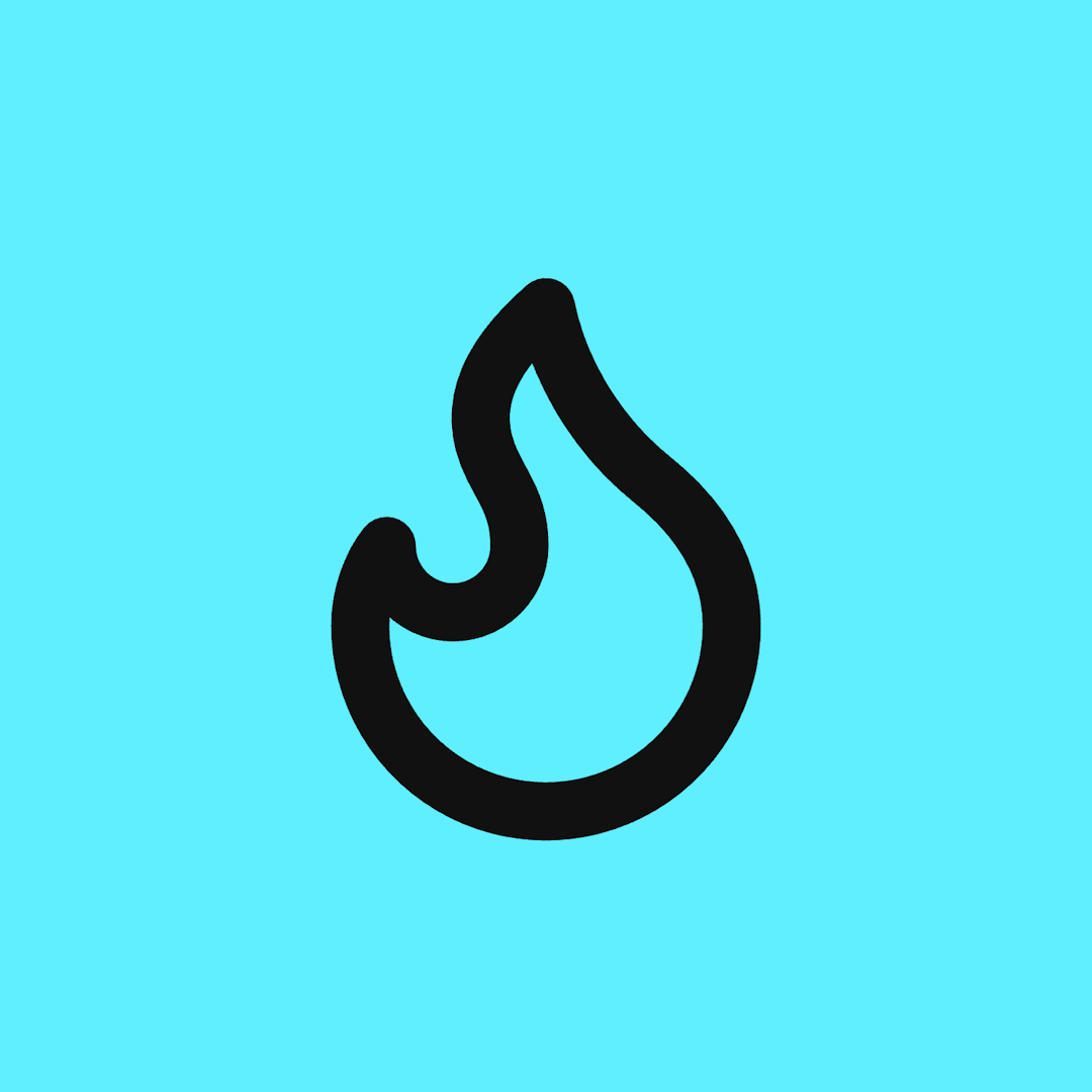 Flame icon for Ecommerce logo