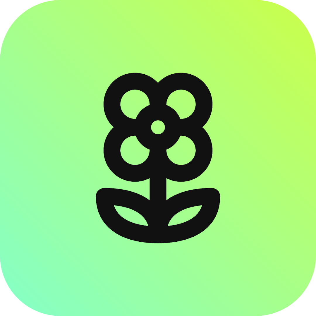Flower 2 icon for Restaurant logo