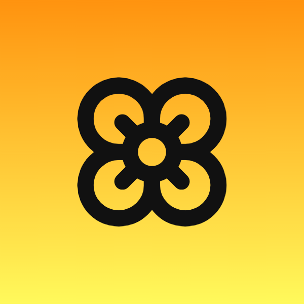 Flower icon for Photography logo