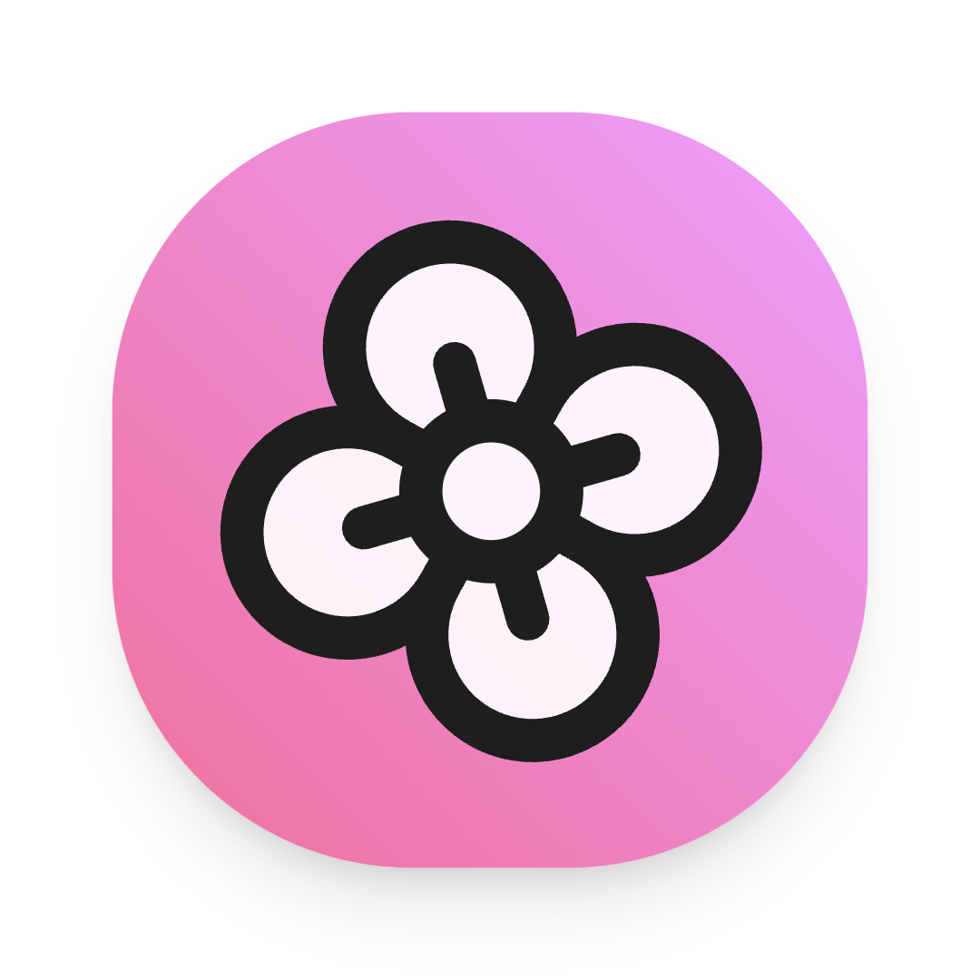 Flower icon for Blog logo