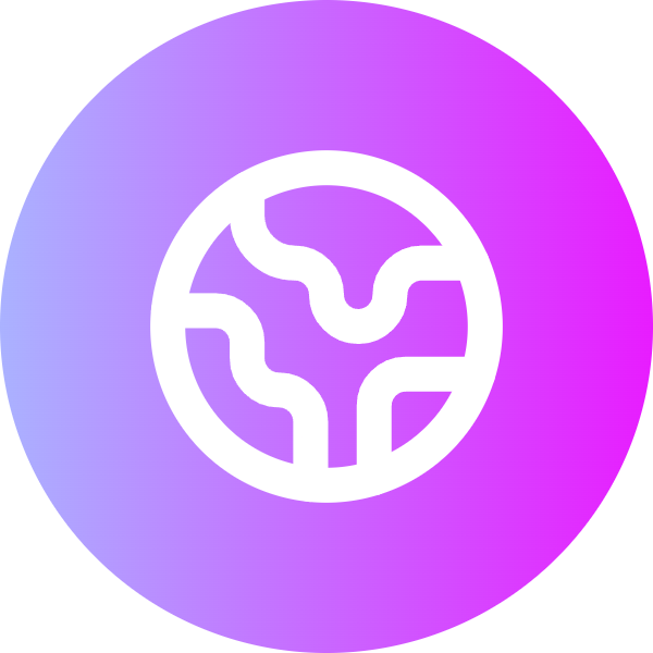 Globe 2 icon for Blog logo