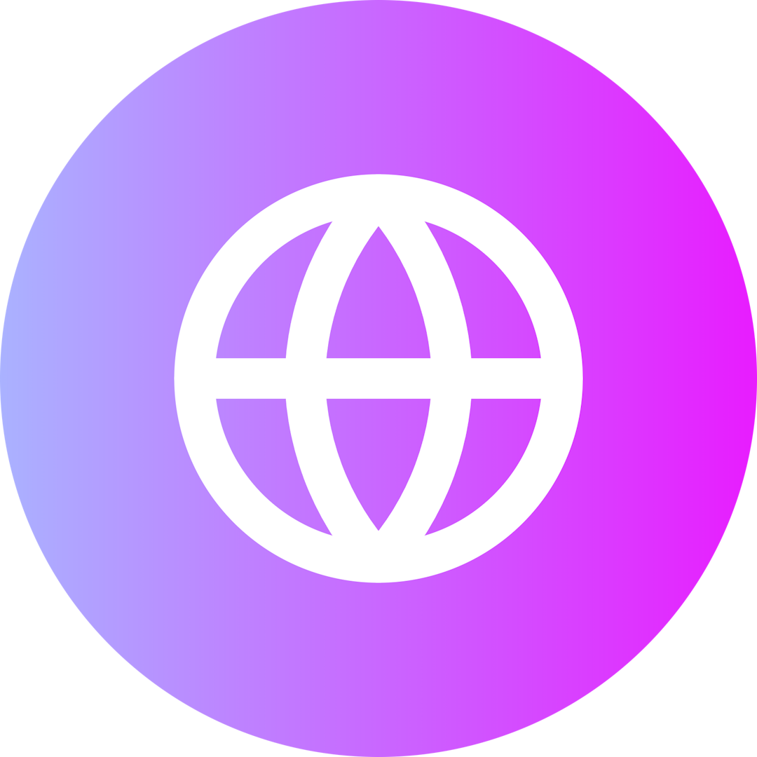 Globe icon for Ecommerce logo
