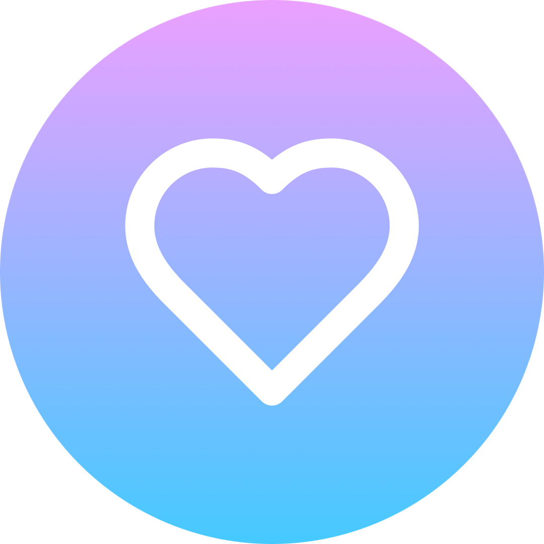 Heart icon for Photography logo