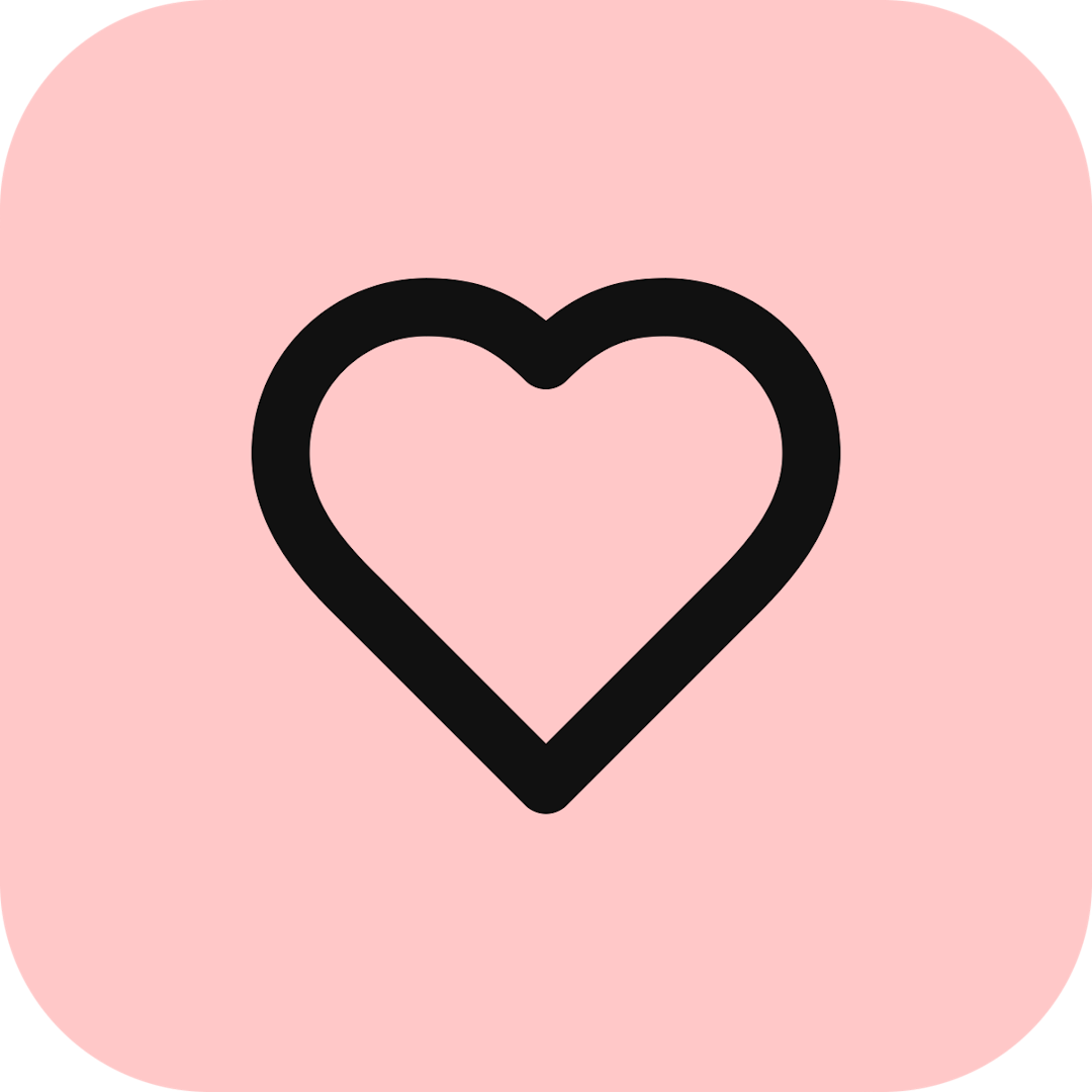 Heart icon for Cafe logo