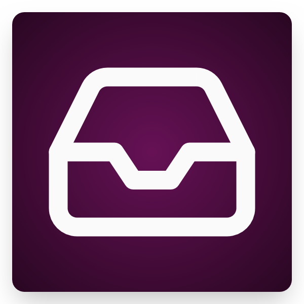 Inbox icon for Website logo