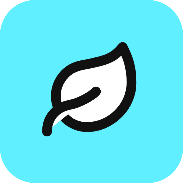 Leaf icon for Ecommerce logo