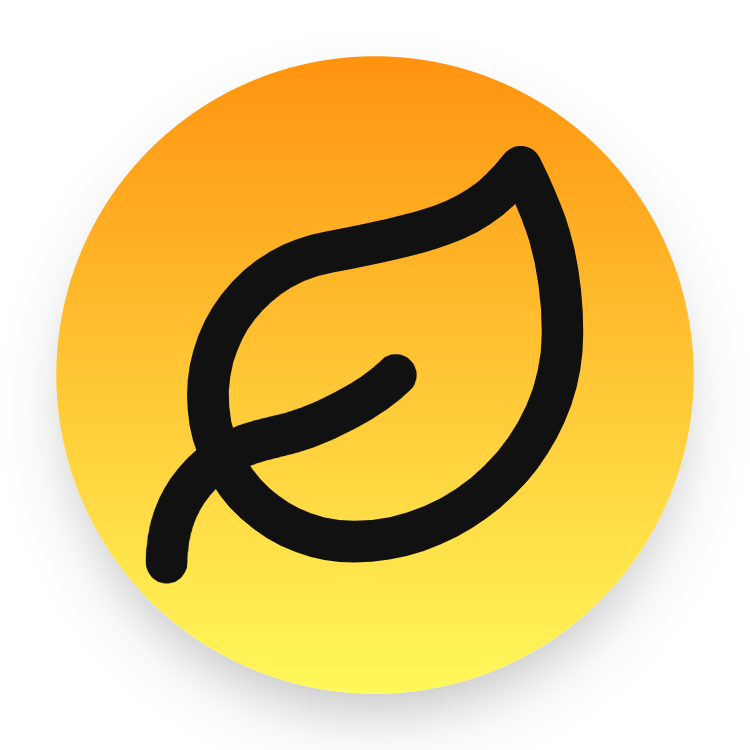 Leaf icon for Blog logo