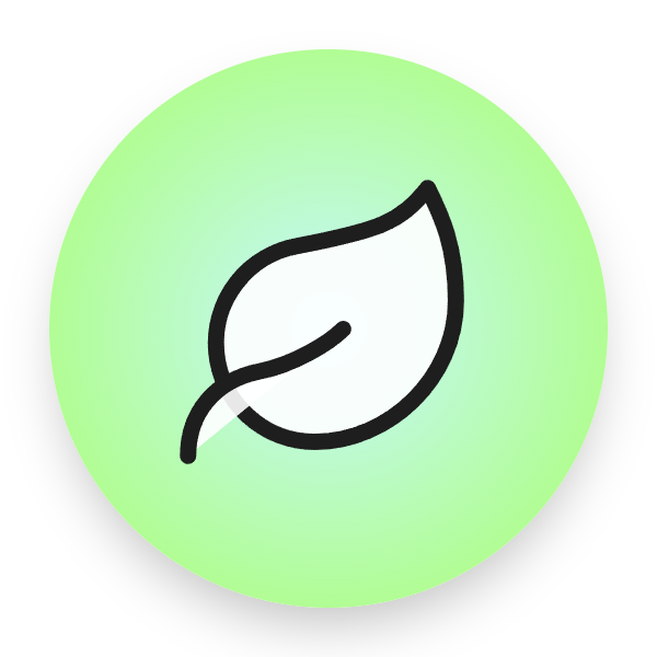 Leaf icon for Hair Salon logo