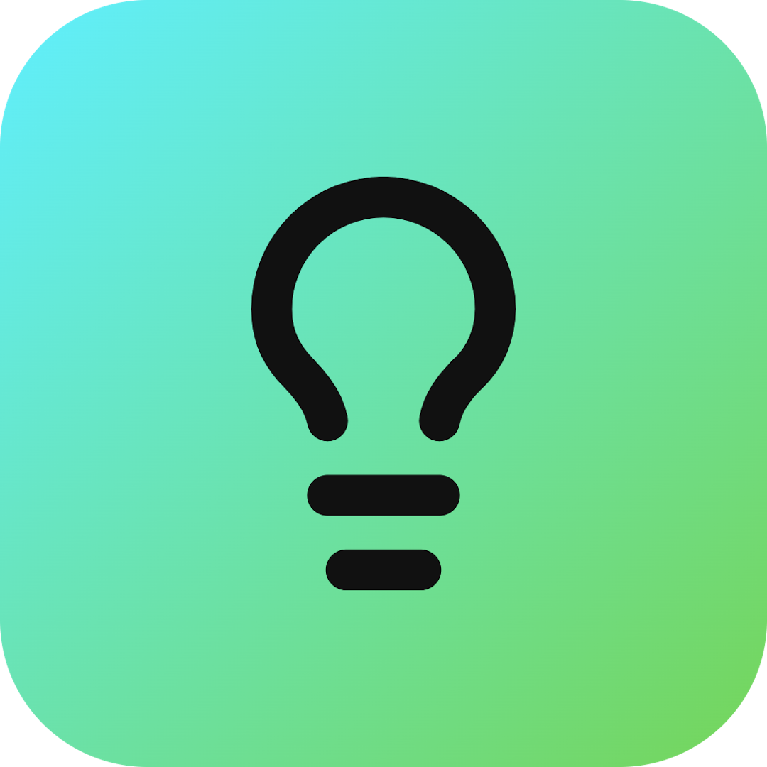 Lightbulb icon for Ebook logo