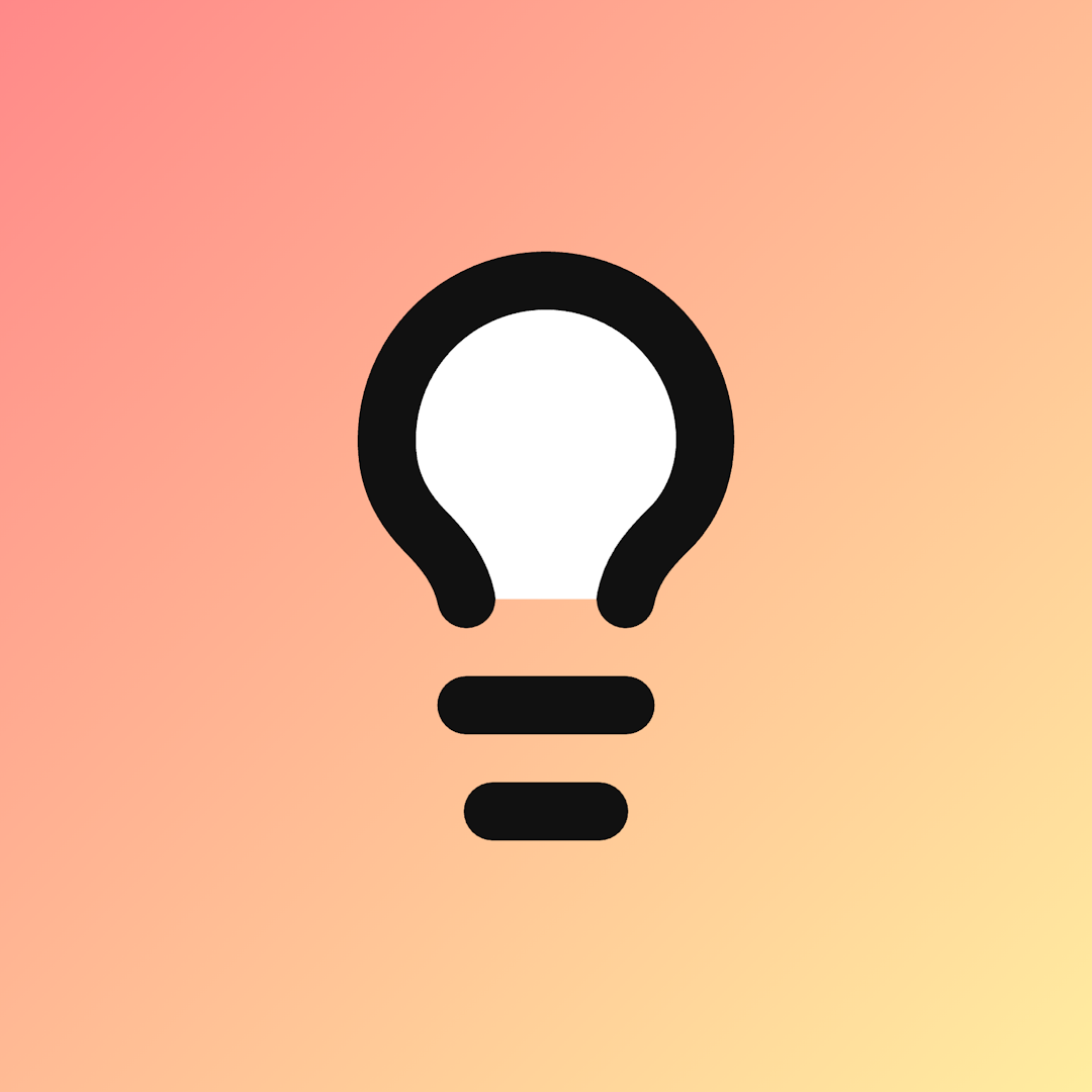 Lightbulb icon for Bar logo