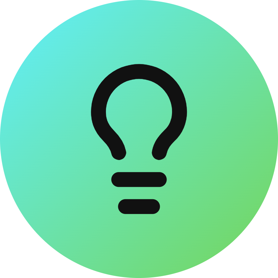 Lightbulb icon for Marketplace logo