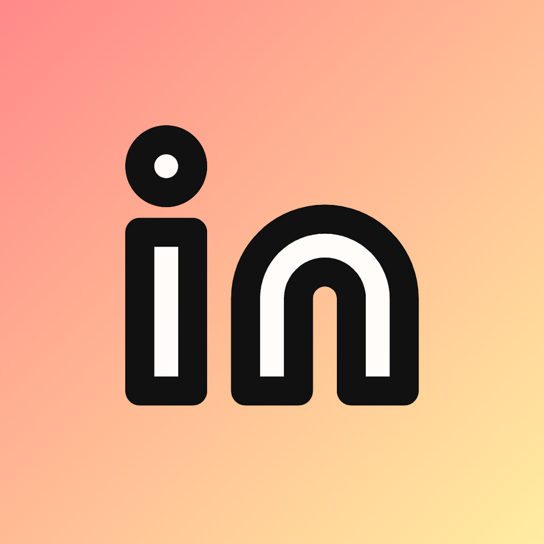 Linkedin icon for Newsletter logo