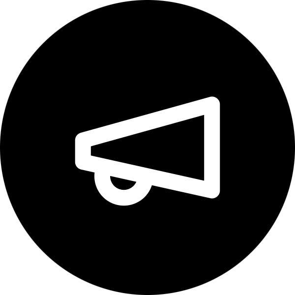 Megaphone icon for Podcast logo