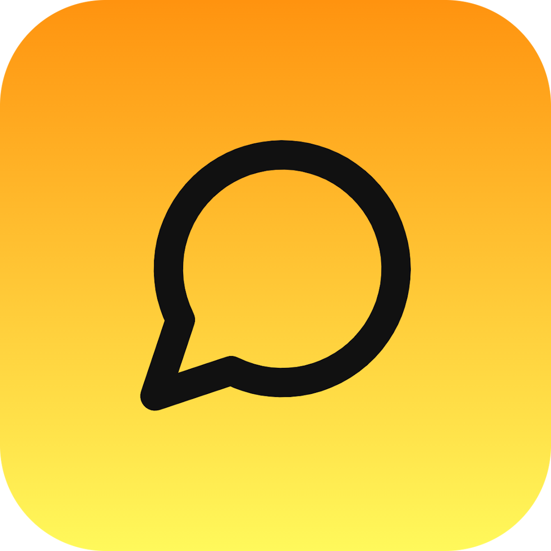 Message Circle icon for Bar logo