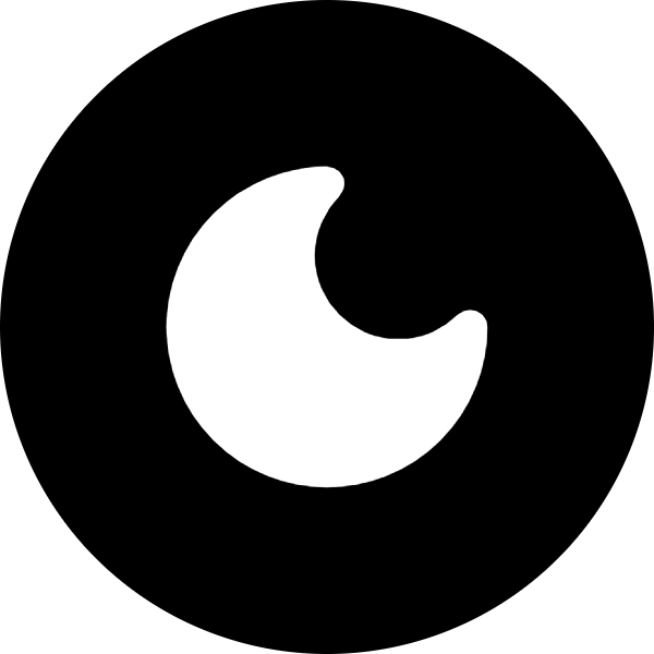 Moon icon for SaaS logo