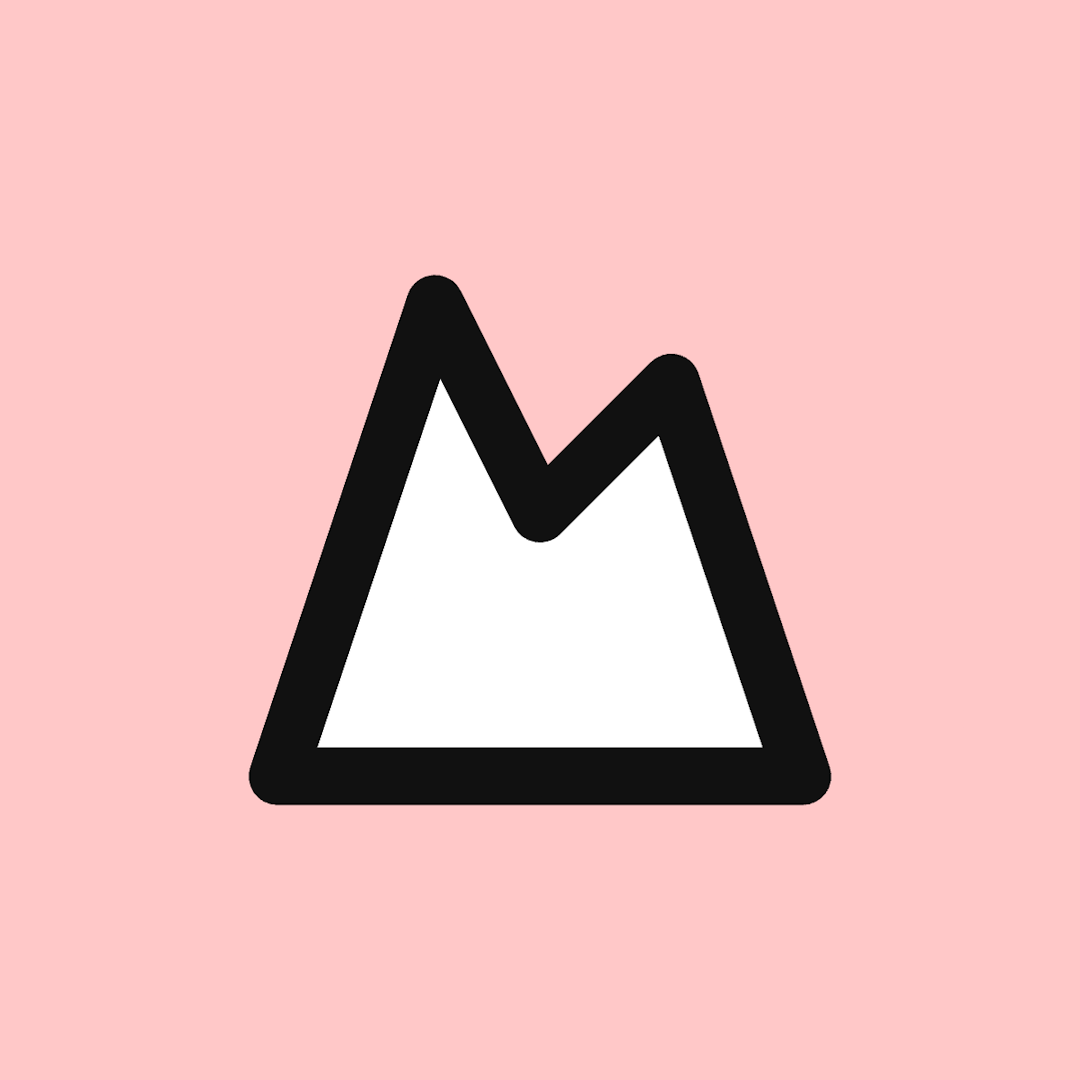 Mountain icon for Clothing logo