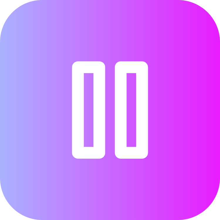 Pause icon for Mobile App logo