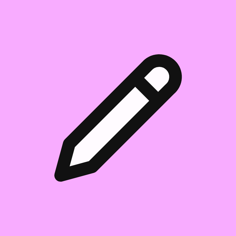 Pencil icon for Website logo