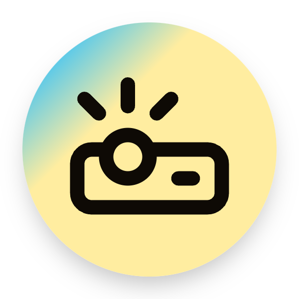 Projector icon for Blog logo