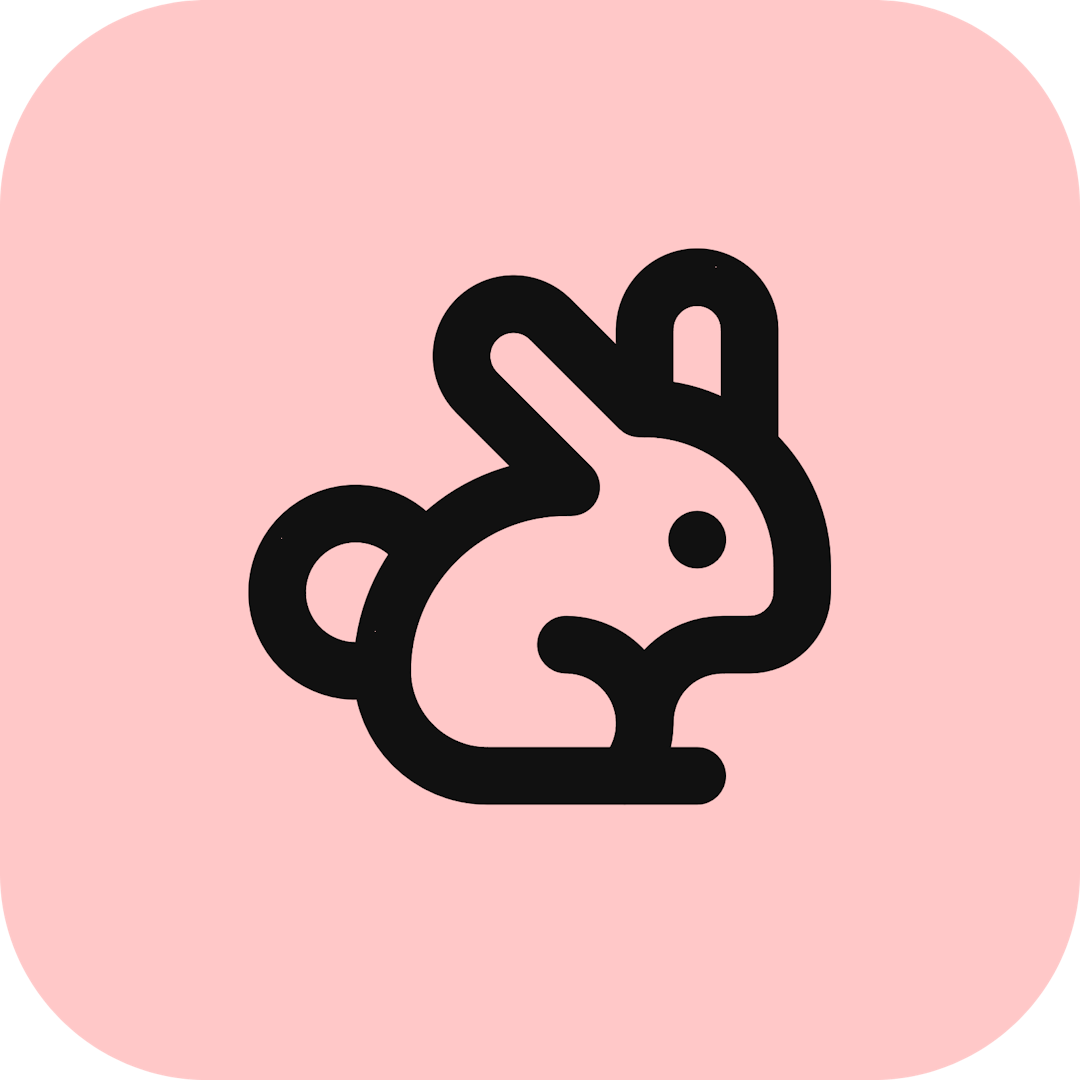 Rabbit icon for Website logo