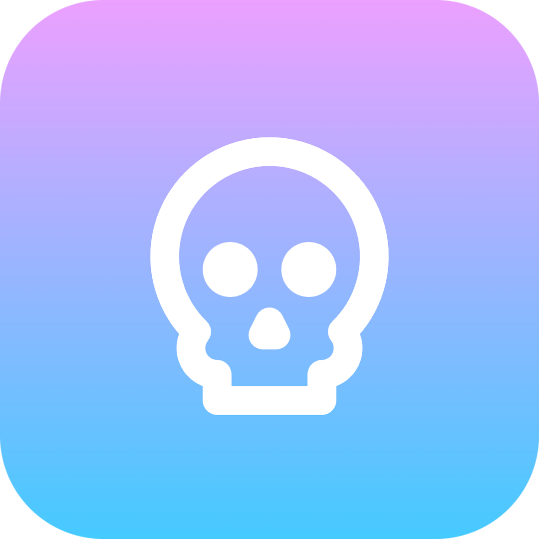 Skull icon for SaaS logo