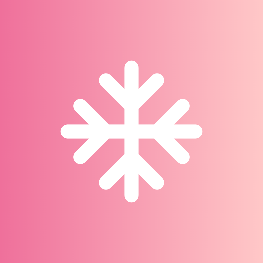 Snowflake icon for Clothing logo