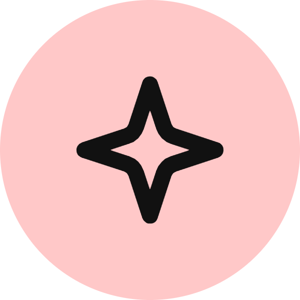 Sparkle icon for Mobile App logo