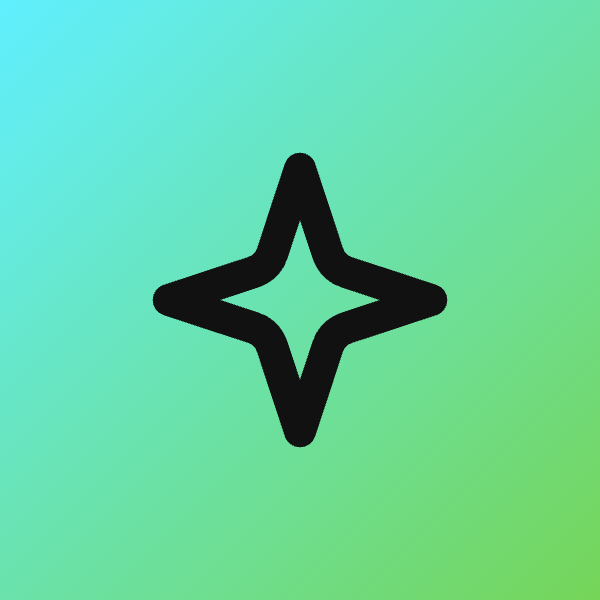Sparkle icon for SaaS logo