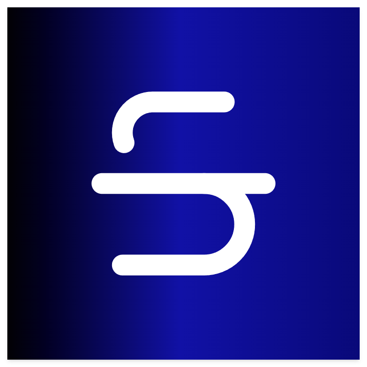 Strikethrough icon for Blog logo