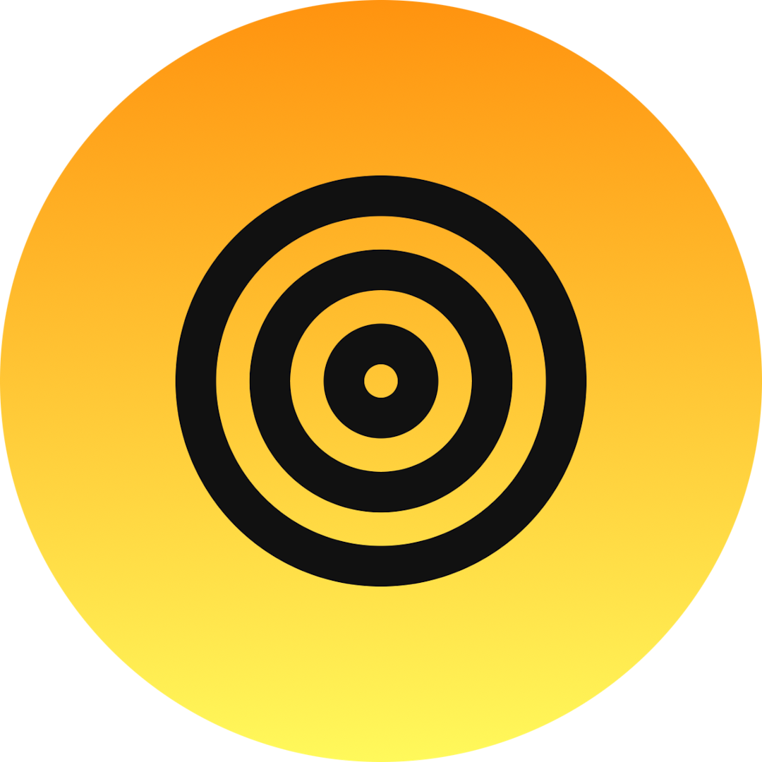 Target icon for Mobile App logo