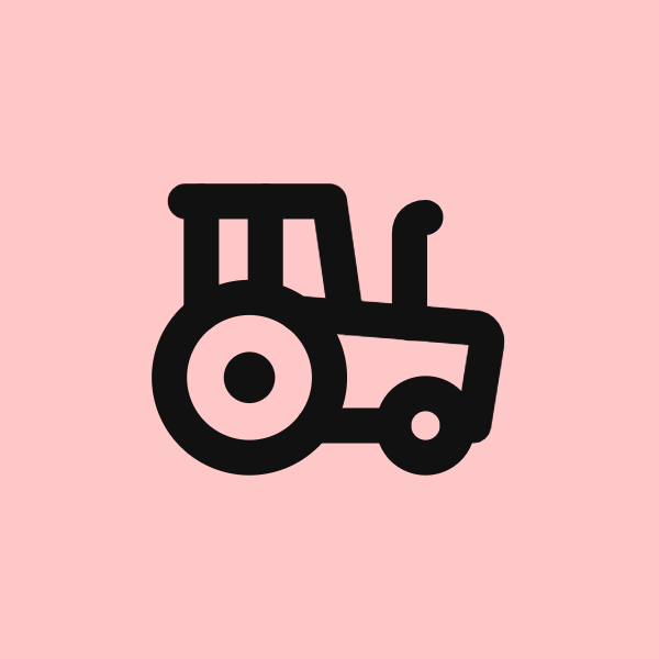 Tractor icon for Marketplace logo